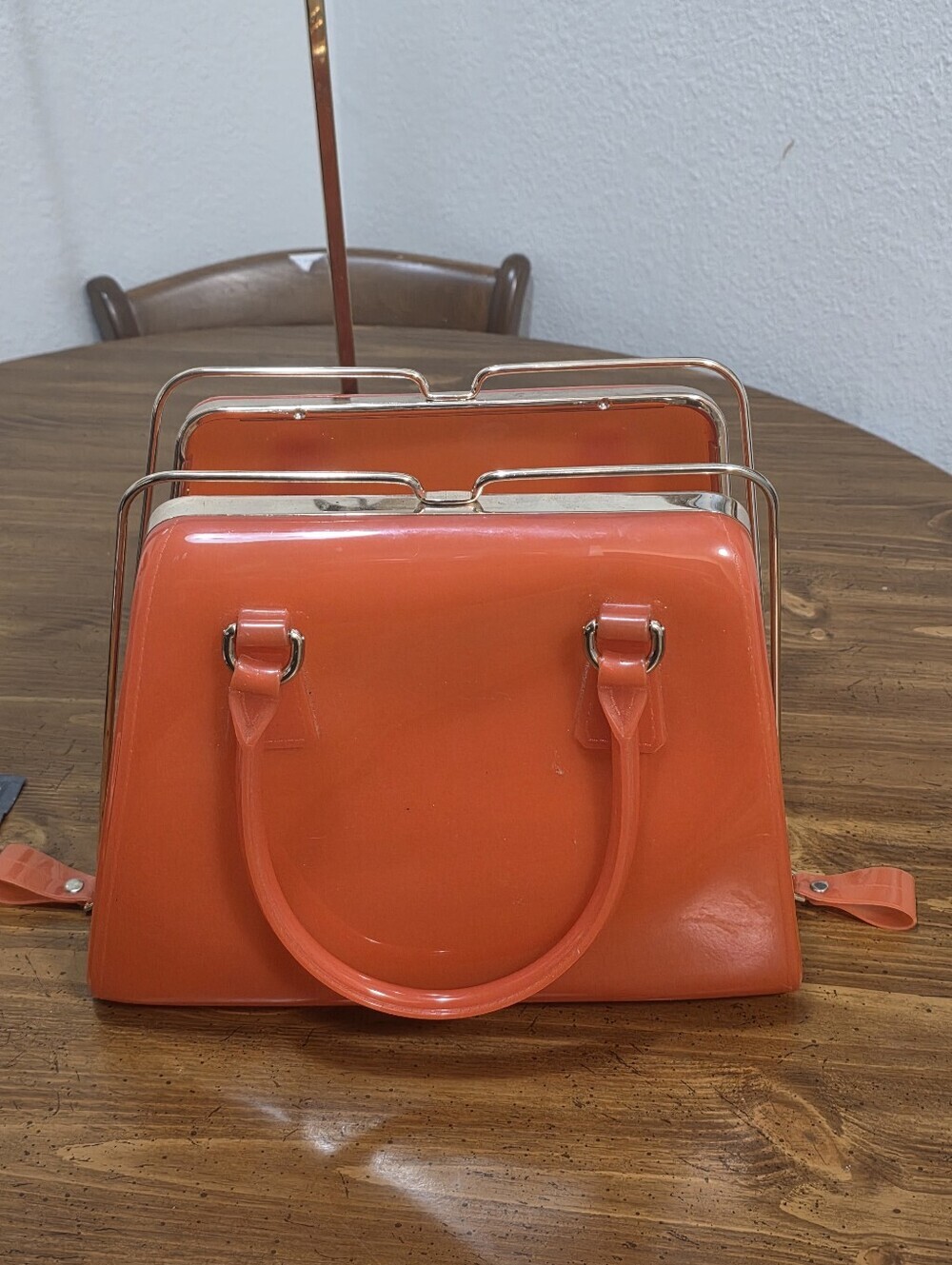 Furla Candy Bag Red Satchel - Picture 10 of 12